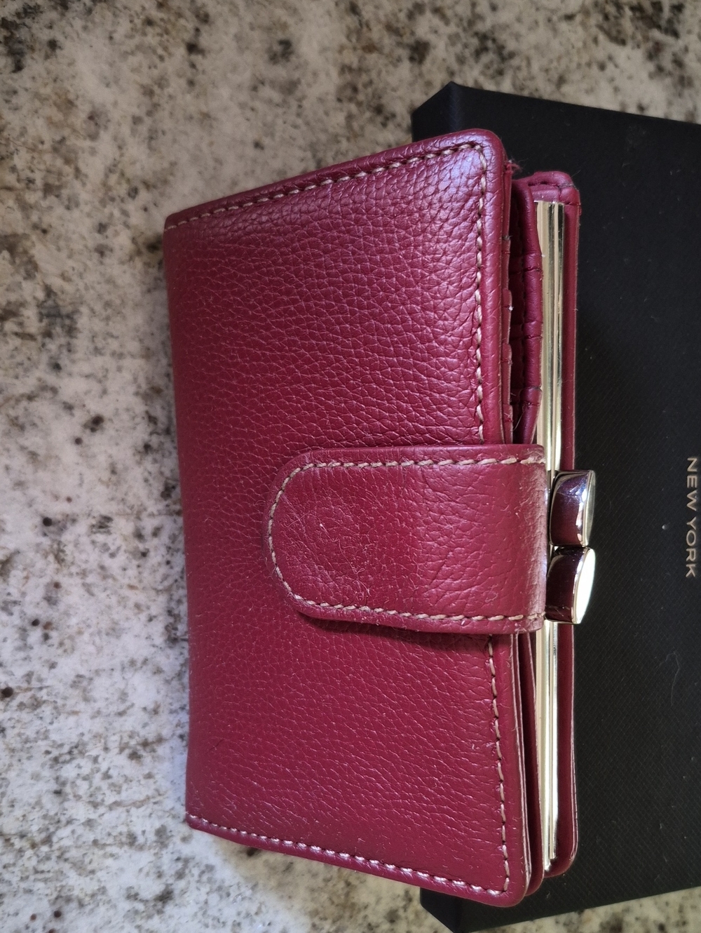 Red Genuine Leather Wallet